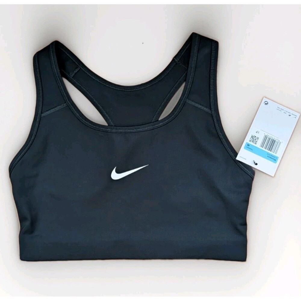 Nike Swoosh Medium Support Padded Sports Bra | NEW